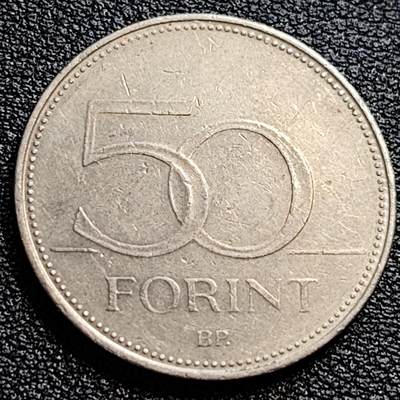 泉币菌-第90场-散币乐园场 凯斯猎鹰 匈牙利1995年50福林銅镍硬币 27.4毫米 7.7克