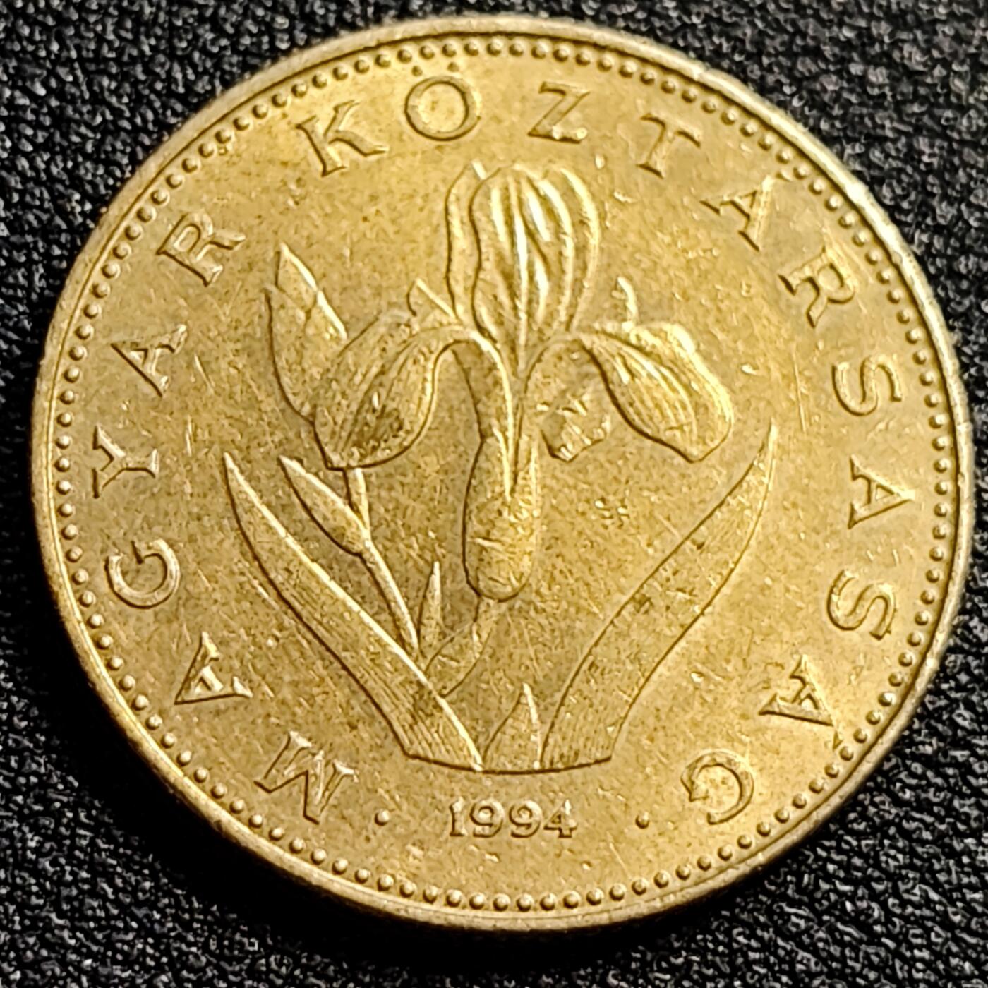 泉币菌-第89场-散币乐园场 90年代 匈牙利20福林铜币 直径26.2mm