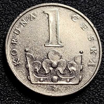 泉币菌-第90场-散币乐园场 捷克1克朗 双尾狮