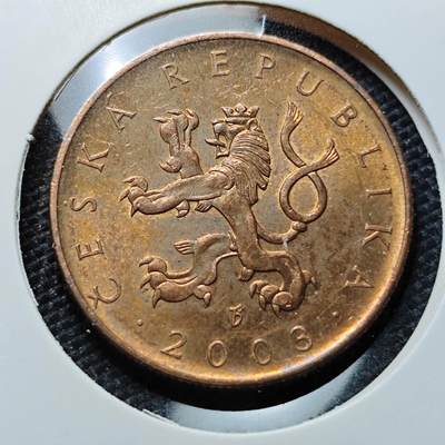 KK钱币收藏小铺 第325期 2月预留时间 周末发货 -  2003捷克10克朗 好品