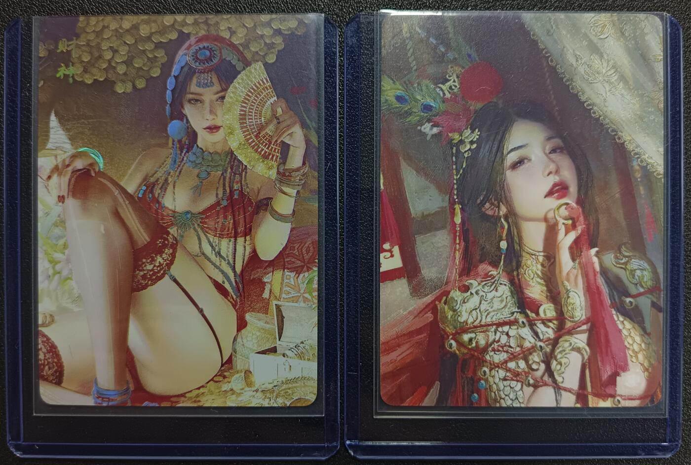 天玑星卡拍第114期《8.18周一截拍》持续收拍收评中 满赠卡需备注 焱卡文化 神姬传 财神 彩闪+扈三娘 普卡 两张