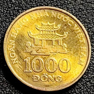 泉币菌-第90场-散币乐园场 - 原铜光极美品 越南 2003年 1000越南盾