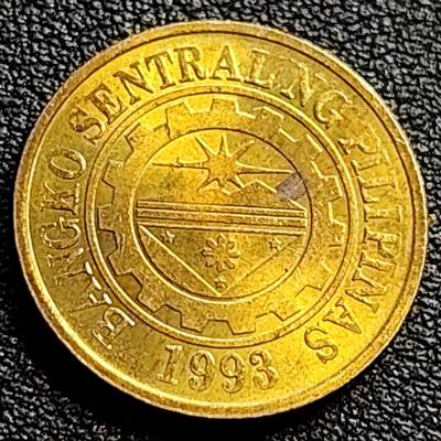 泉币菌-第90场-散币乐园场 原铜光美品 菲律宾25分铜币