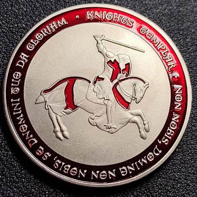 泉币菌-第89场-散币乐园场 - 纪念品 马剑骑士 直径40mm 厚3mm 纪念章