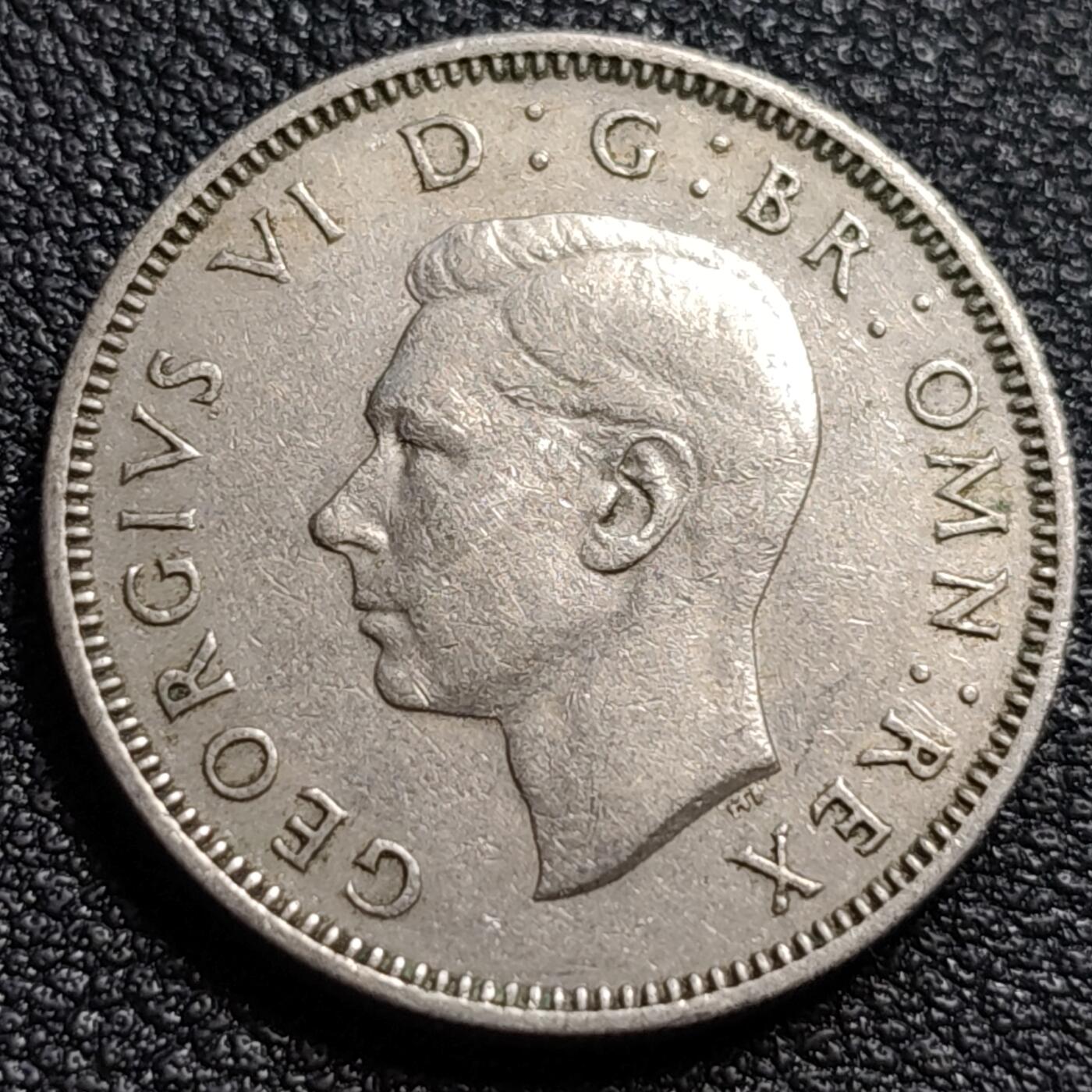 泉币菌-第88场-散币乐园场 1950年 英国1先令铜镍币 乔治六世 苏格兰 英格兰版别