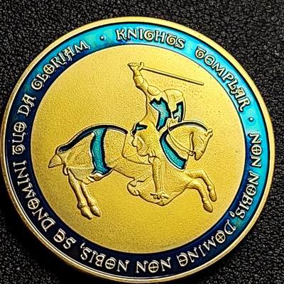 泉币菌-第90场-散币乐园场 - 纪念品 马剑骑士 直径40mm 厚3mm 纪念章