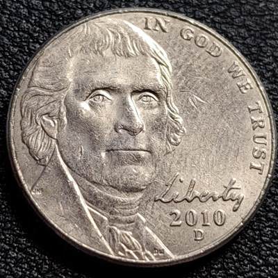 泉币菌-第90场-散币乐园场 美国2006年5美分纪念币 杰斐逊 及 故居蒙蒂塞洛庄园 21mm 