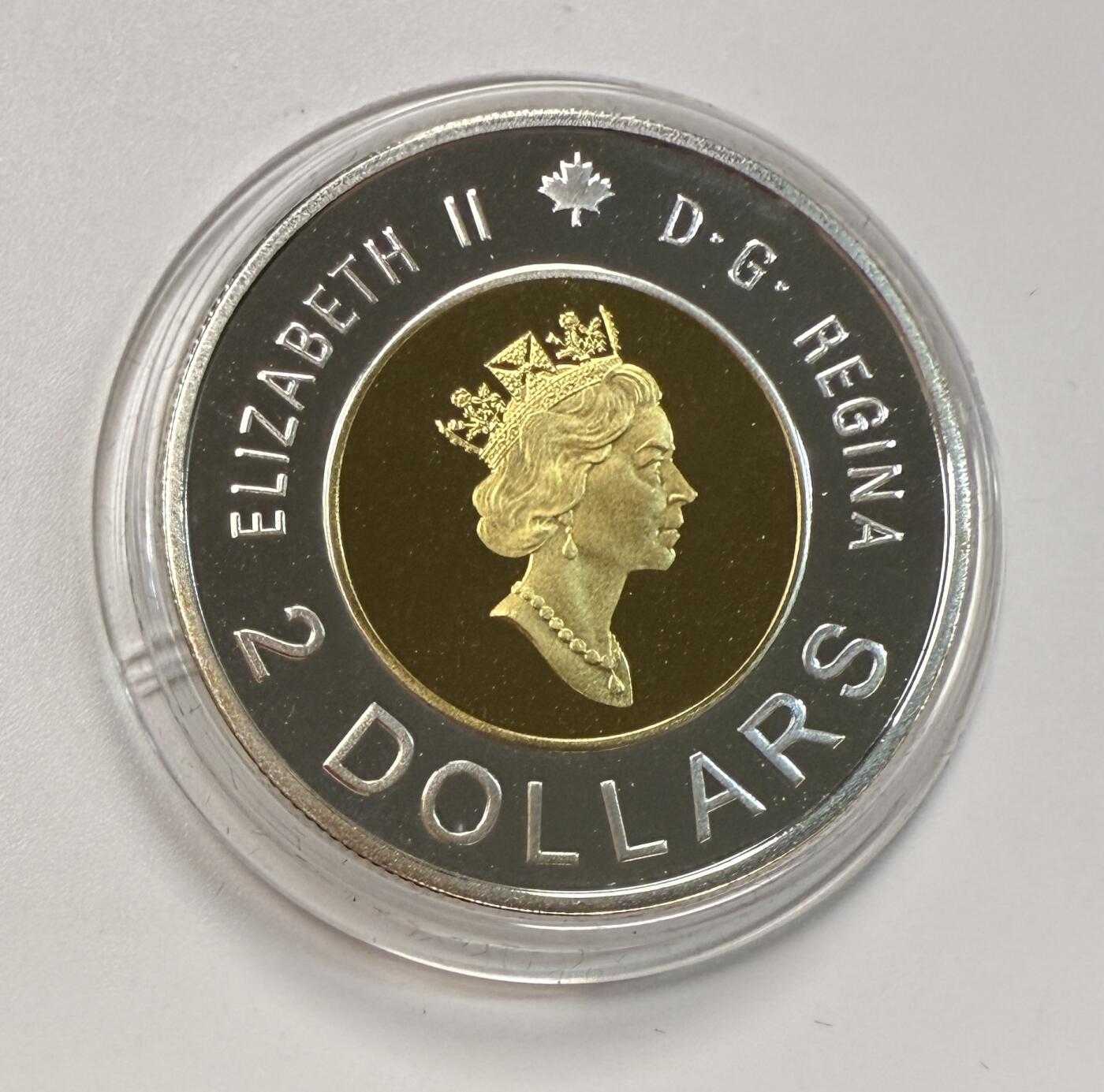 S&S Numismatic世界钱币-拍卖 第113期  加拿大2000年 千禧年 2加元精制镀金银币 盒证齐全
