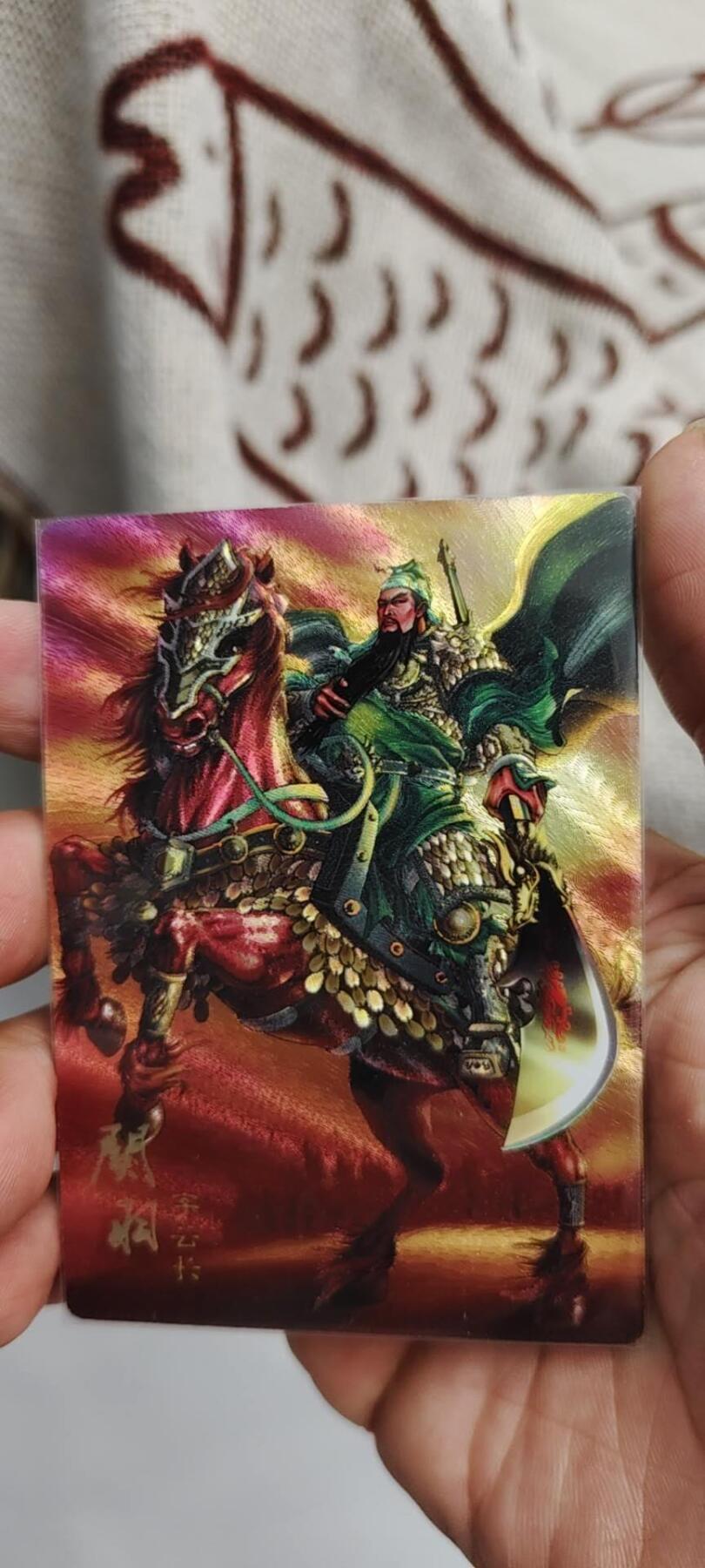 秋原瞳的小店第19.5期（昆仑万象与卡游激烈的再次碰撞） q龙耀三国粗闪关羽