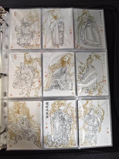 今晚打虎第五期 - 周一新《忠义水浒》粗闪全套108+19张彩色粗闪解锁