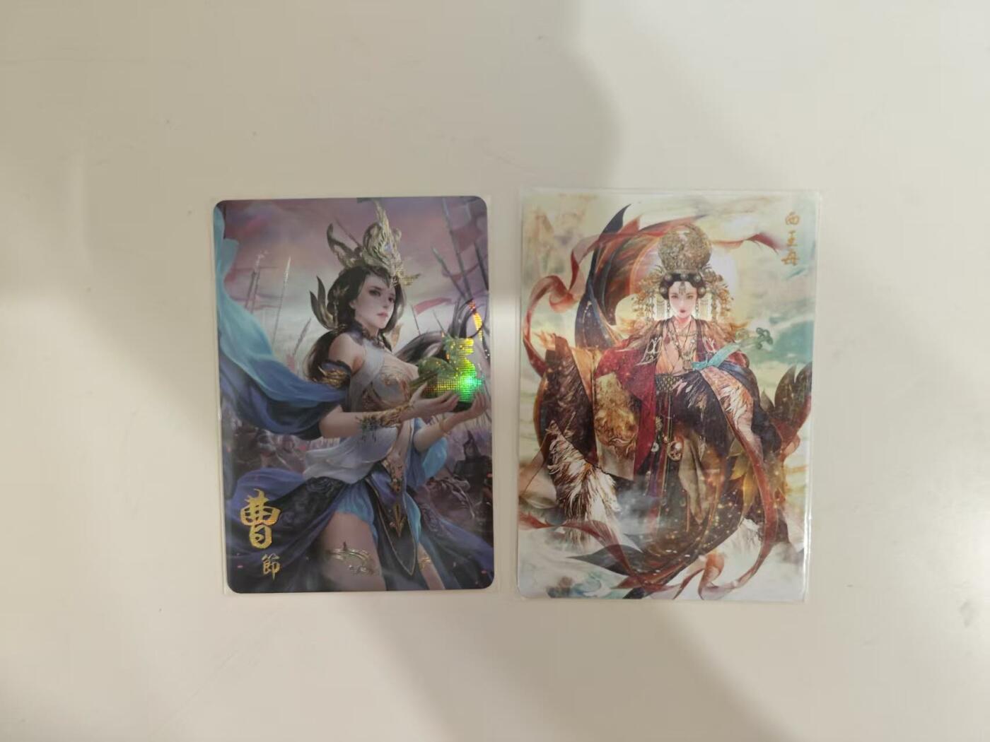 龙虎卡牌第五十一场 （无佣金，满120包邮，欢迎送拍） 卡片9张 燎原卡牌 旗袍黑丝+肖敬尧作品+战损三娘+双刀三娘+散卡