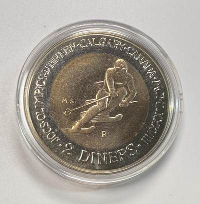 S&S Numismatic世界钱币-拍卖 第113期  - 安道尔1985年 卡尔加里冬奥会+汉城奥运会 2第纳尔双色纪念币 带证书