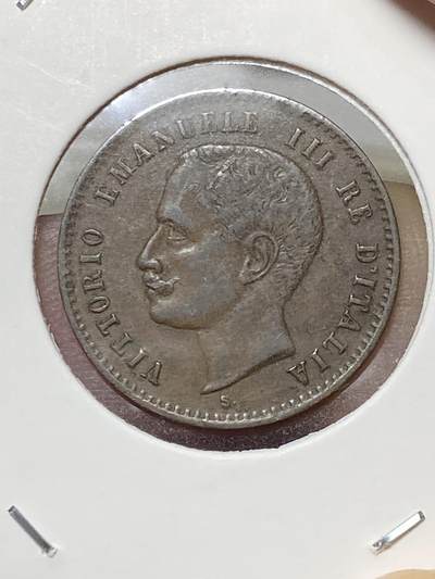 2025年第八十场(总第一百零六场）外国好品散币(免佣金) 稀少好品–意大利王国1903年2分(维托里奥·埃马努埃莱三世时期，第一版首发年)