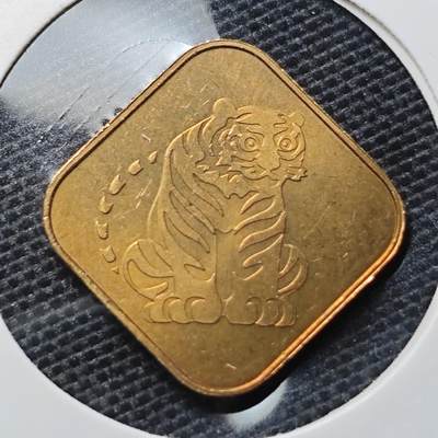 KK钱币收藏小铺 第326期 2月预留时间 周末发货 -  1998日本生肖铭牌章 虎
