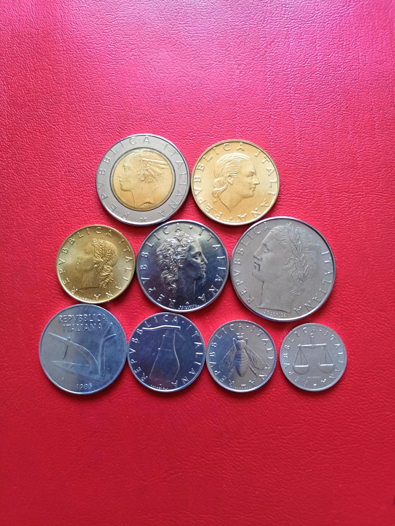 【云涧收藏】第五十四场 意大利1985年套币，UNC