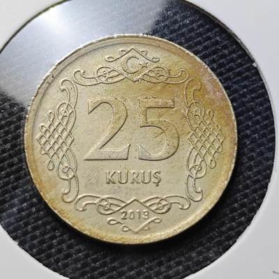 KK钱币收藏小铺 第326期 2月预留时间 周末发货 - 土耳其25库鲁 