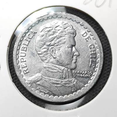 KK钱币收藏小铺 第326期 2月预留时间 周末发货 -  1954智利1比索