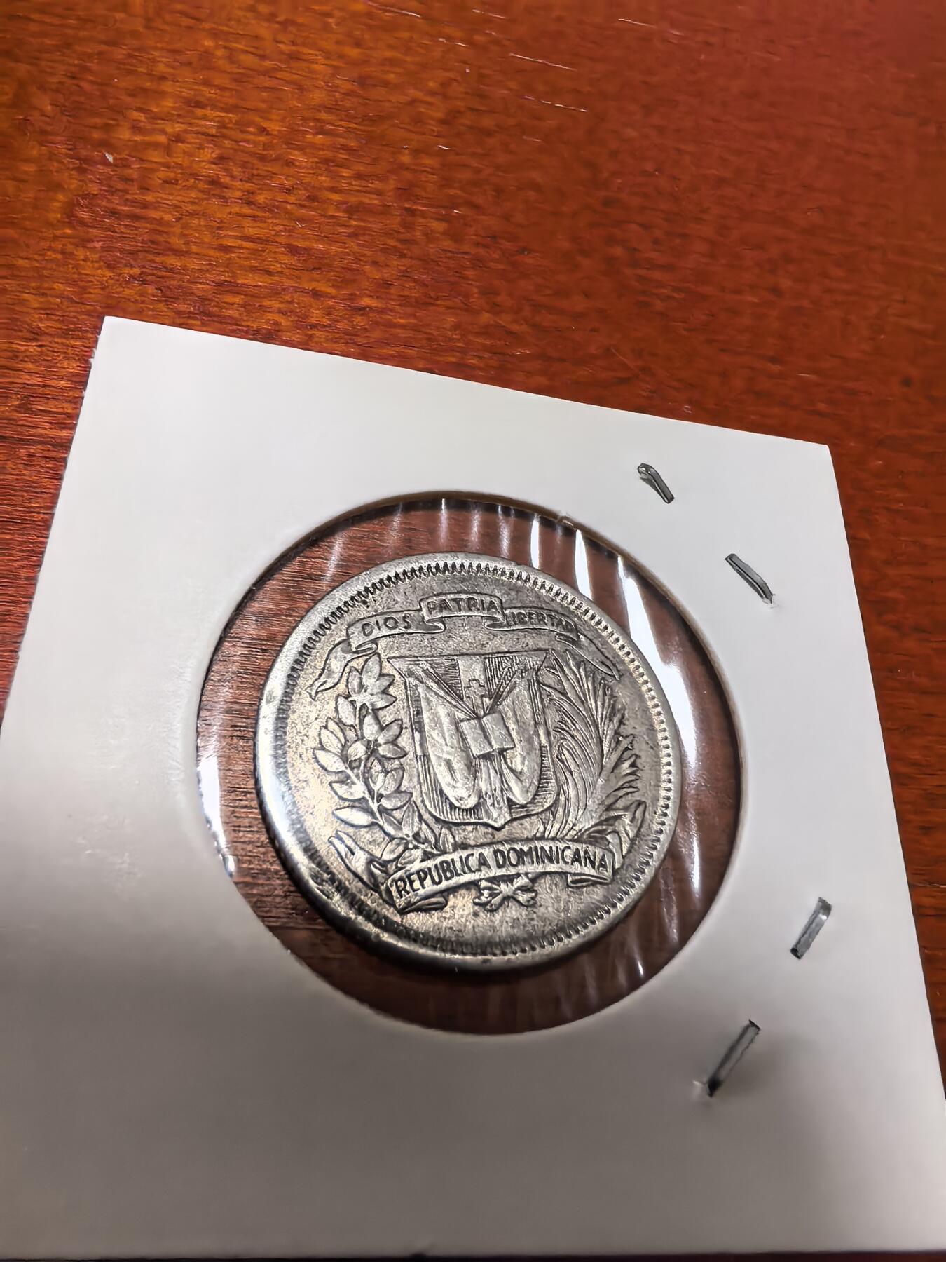 长老汇蛇年精选第三十七场拍卖 1944多米尼加25分银币，少见