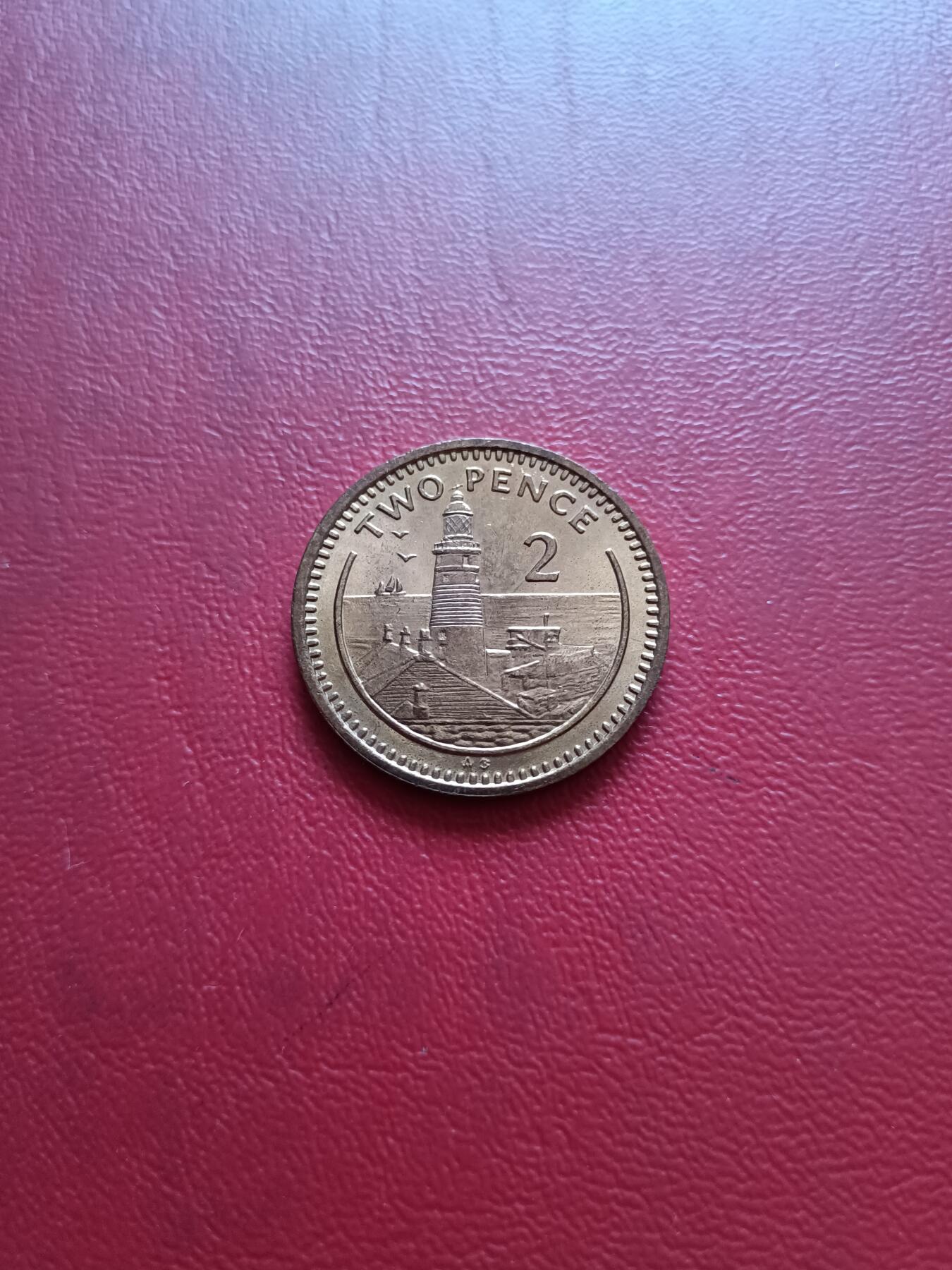 【云涧收藏】第五十四场 直布罗陀1988年2便士，BU