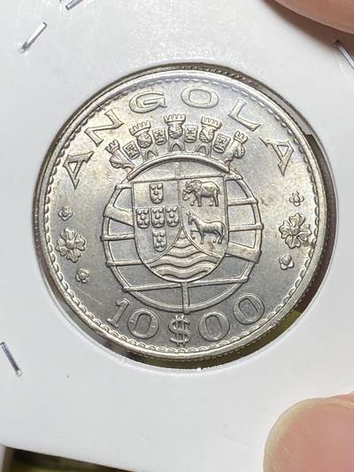 2025年第八十场(总第一百零六场）外国好品散币(免佣金) - 少见好品–葡属安哥拉1970年10埃斯库多(葡萄牙海外省时期，关门年仅发行2年)