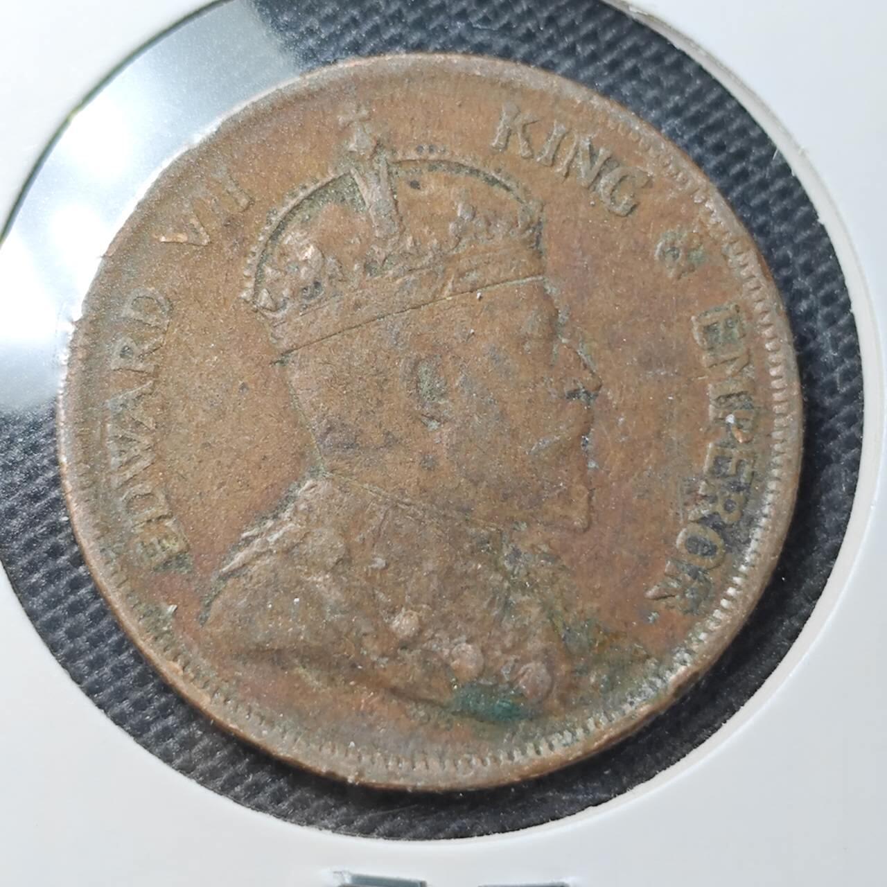 KK钱币收藏小铺 第326期 2月预留时间 周末发货  1903英属海峡1分铜币