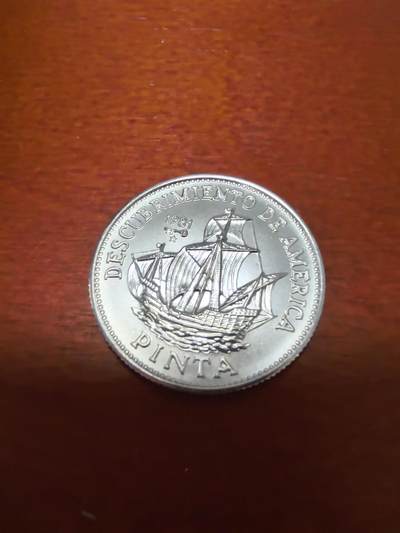 长老汇马年精选第四场拍卖 - 1981古巴哥伦布发现美洲之品塔号5比索银币，1万枚，高浮雕