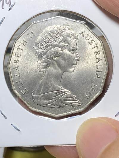 2025年第八十场(总第一百零六场）外国好品散币(免佣金) 原光好品–澳大利亚🇦🇺1979年50分(伊丽莎白二世中年花冠)