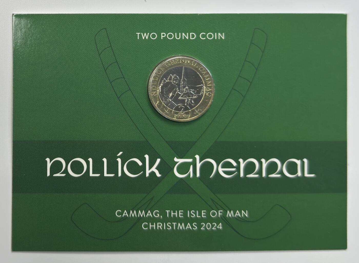 S&S Numismatic世界钱币-拍卖 第113期  马恩岛2024年 圣诞节 2英镑双色纪念币官方卡币