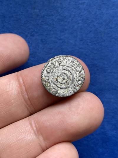 《竞宝斋》第409场 周日，周一，2场连拍 （全场包邮） 波兰王朝1659利沃尼亚里加1solidus银币