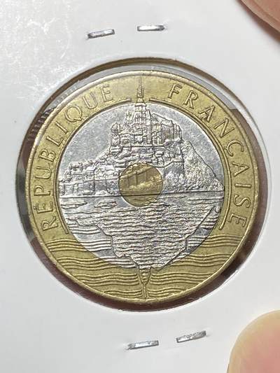 2025年第八十场(总第一百零六场）外国好品散币(免佣金) 法国🇫🇷1992年20法郎(Closed V ，闭口V五段分段边齿版)