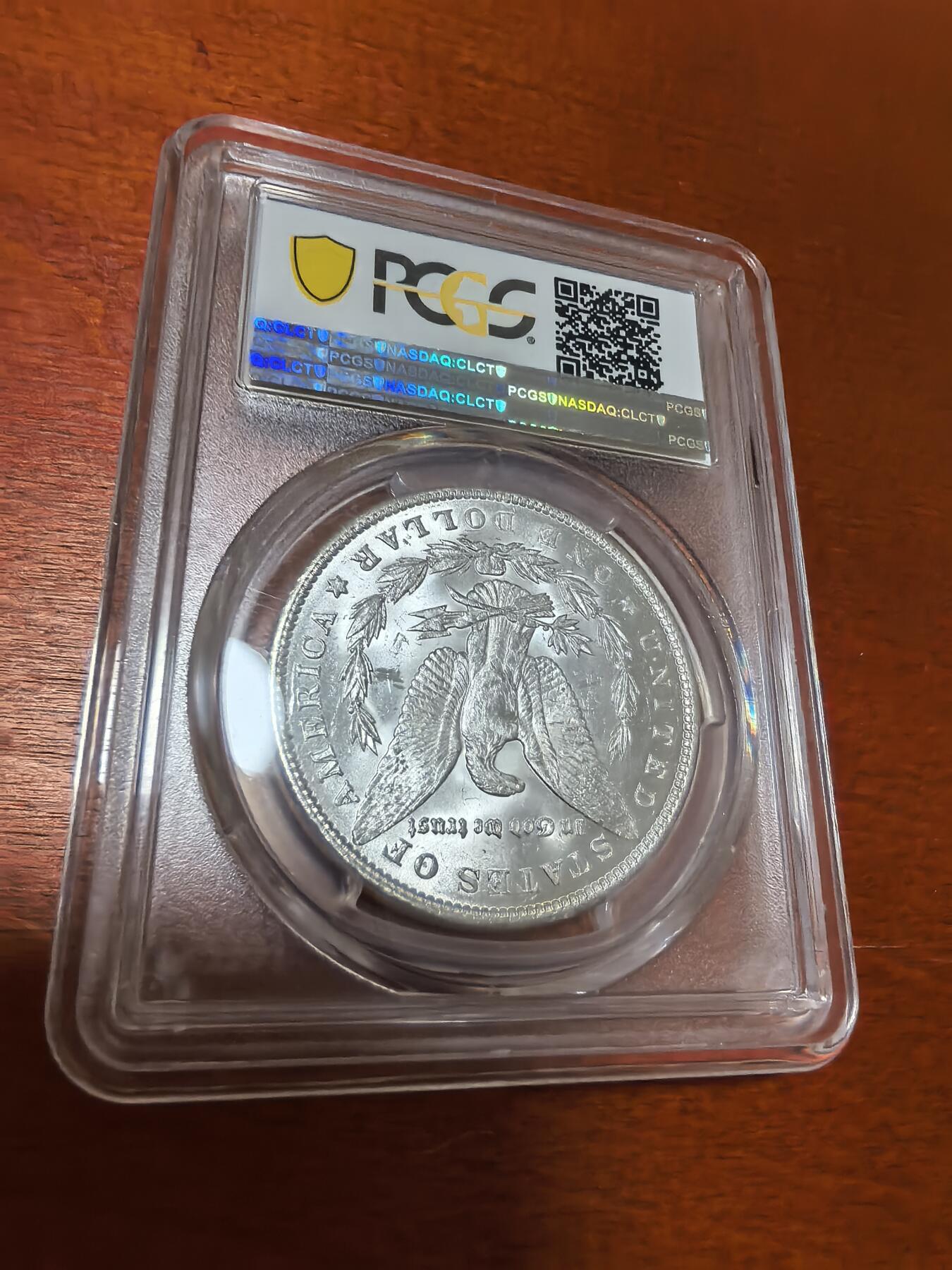 长老汇蛇年精选第三十七场拍卖 1888美国摩根1美元银币，PCGS MS64，高分可藏