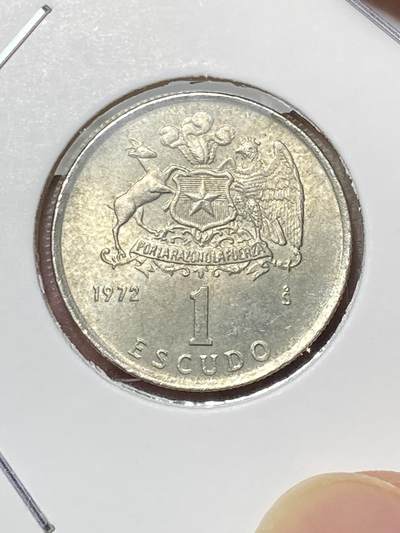 2025年第八十场(总第一百零六场）外国好品散币(免佣金) - 少见–智利🇨🇱1972年1埃斯库多(关门年仅发行2年)
