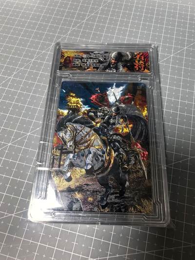 奇点卡牌 第九场拍卖 感谢各位捧场 品控放大镜勿拍 出厂品质不包厂瑕 部分卡牌设有底价 拒绝小号顶价  - 奇点卡牌 原创五虎 冷烫马超粗闪卡砖