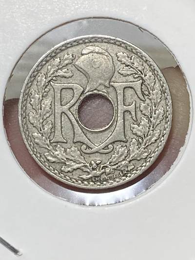 2025年第八十场(总第一百零六场）外国好品散币(免佣金) 法国🇫🇷1930年5生丁(铜镍材质版，丰饶角加火炬标)