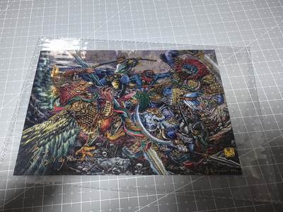 奇点卡牌 第九场拍卖 感谢各位捧场 品控放大镜勿拍 出厂品质不包厂瑕 部分卡牌设有底价 拒绝小号顶价  - 奇点卡牌 天下归心礼盒 多吉狮驼岭亲签大卡