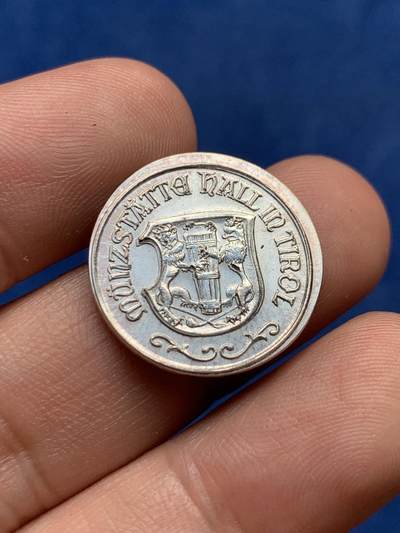 《竞宝斋》第409场 周日，周一，2场连拍 （全场包邮） 奥地利 因斯布鲁克 哈塞格城堡 银章 6.48克 21.4mm