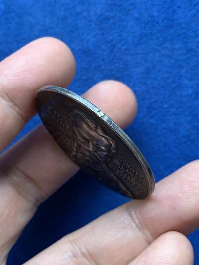 《竞宝斋》第409场 周日，周一，2场连拍 （全场包邮） 德国1905年戈平根射击节银章 顶部吊环移除 23.7克 40.3mm