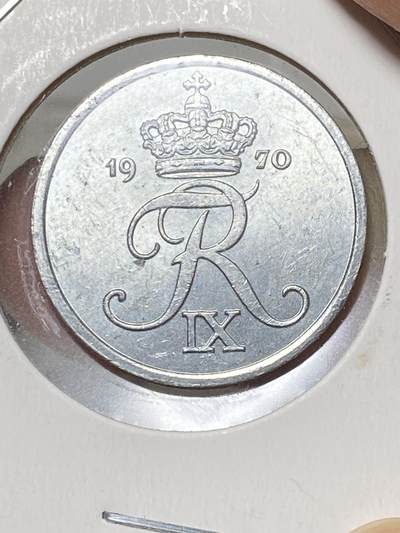 2025年第八十场(总第一百零六场）外国好品散币(免佣金) 原光好品–丹麦🇩🇰1970年2欧尔(弗雷德里克九世第二版，末期)