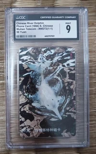 【琪哥网】评级磁卡综合场(八十七） - 【CGC9】湖北白鳍豚