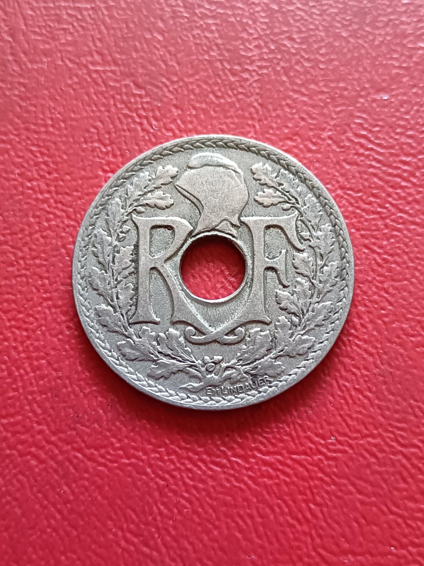 【云涧收藏】第五十四场 法国1917年25生丁，特年