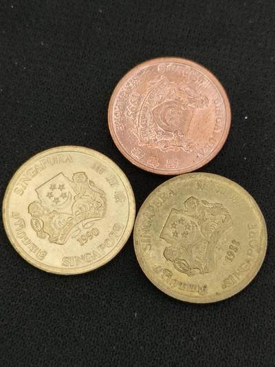 猩哥外币小铺➨【第181场】 - 新加坡三个