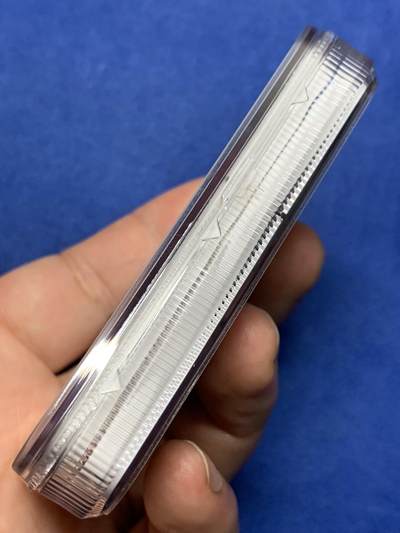 《竞宝斋》第409场 周日，周一，2场连拍 （全场包邮） NGC MS62 1883 梵蒂冈LEO十三世大主教朝圣大银章，加厚盒，人物雕刻生动，高浮雕，十分精美，少见品