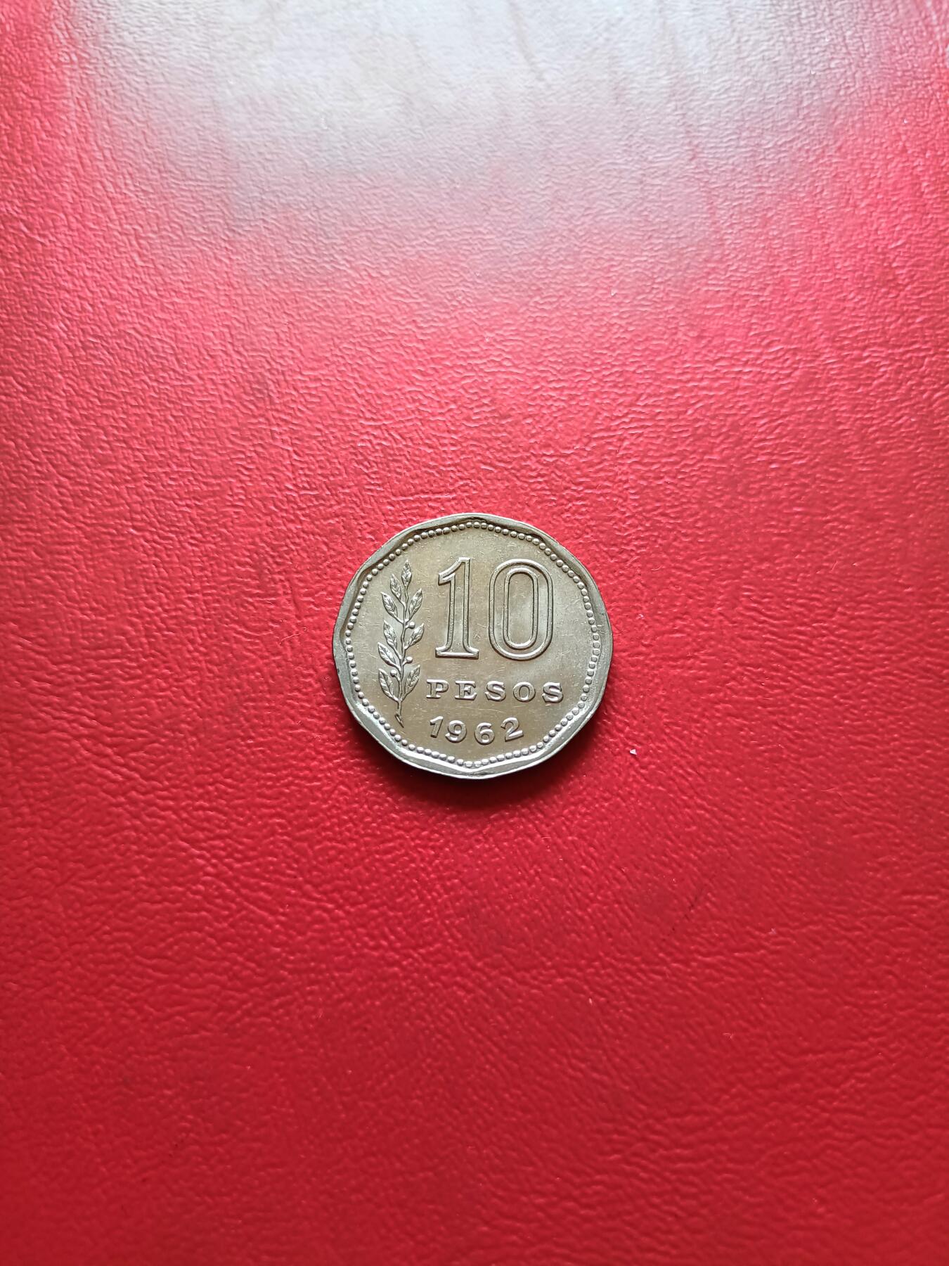 【云涧收藏】第五十四场 阿根廷1962年10比索，UNC