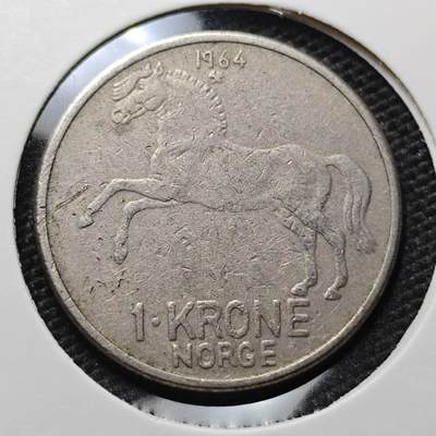 KK钱币收藏小铺 第326期 2月预留时间 周末发货 -  挪威1克朗