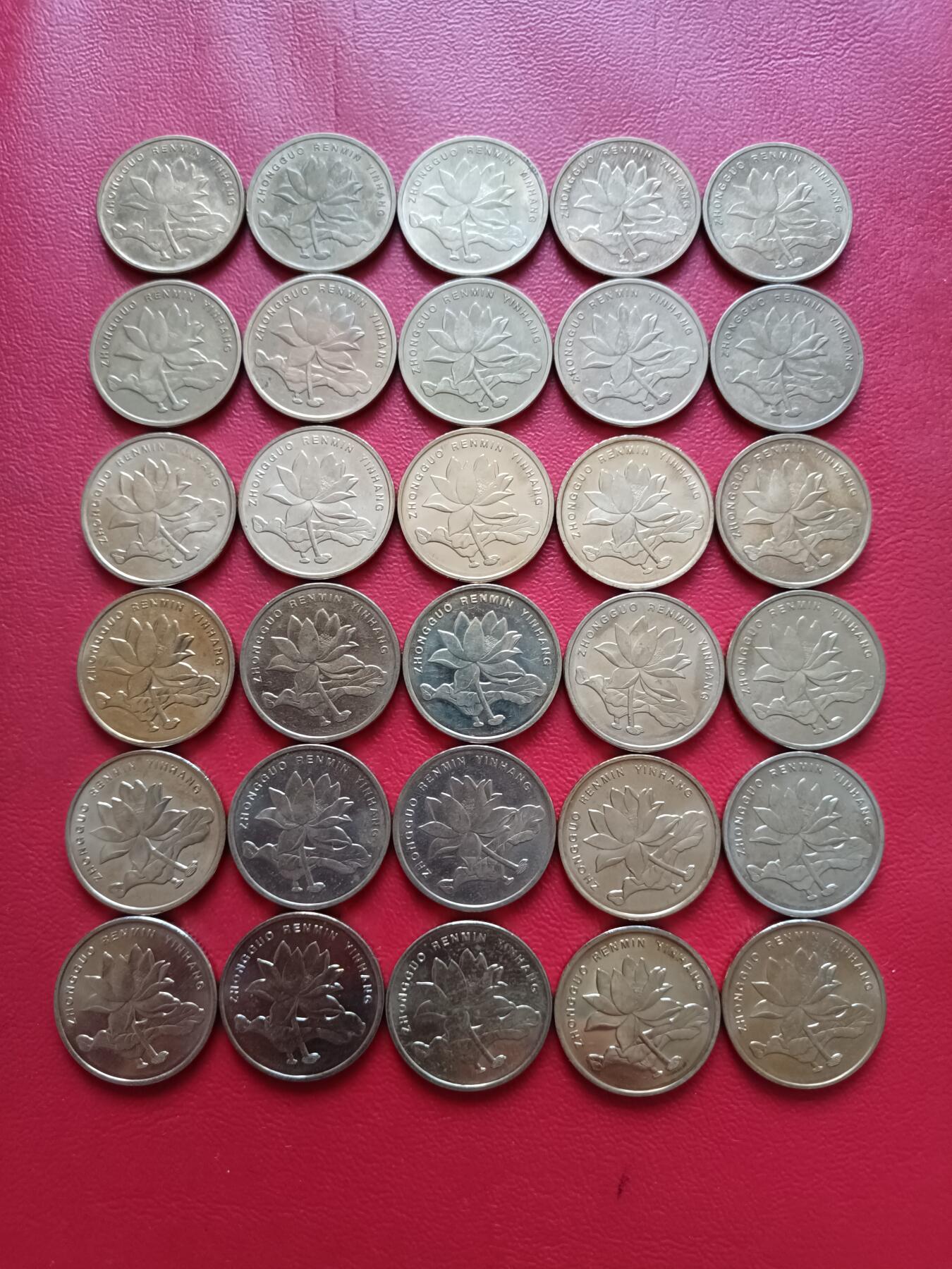 【云涧收藏】第五十四场 荷花2003年10枚，2012年20枚