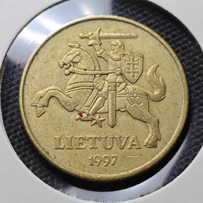 KK钱币收藏小铺 第326期 2月预留时间 周末发货 - 1997立陶宛50分 
