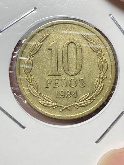 2025年第八十场(总第一百零六场）外国好品散币(免佣金) - 智利🇨🇱1984年10比索(宽日期，窄边框版)