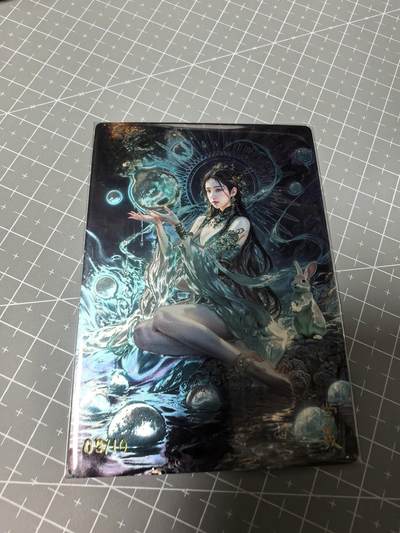 奇点卡牌 第九场拍卖 感谢各位捧场 品控放大镜勿拍 出厂品质不包厂瑕 部分卡牌设有底价 拒绝小号顶价  - 奇点卡牌 宗 玄灵谱 光刻常曦 限编03/10