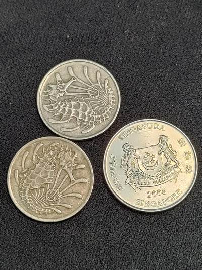猩哥外币小铺➨【第181场】 - 新加坡三个