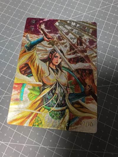 奇点卡牌 第九场拍卖 感谢各位捧场 品控放大镜勿拍 出厂品质不包厂瑕 部分卡牌设有底价 拒绝小号顶价  - 奇点卡牌 山海逆战粗闪 限编07/10